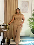 IT’S GIVIN BODY JUMPSUIT-TAN