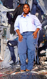 PRETTY GIRL TOP-DENIM