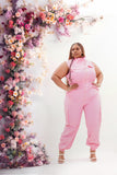 PLAY FAIR CARGO JUMPSUIT (Pink)