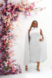 BRING ON THE DRAMA DRESS (White)